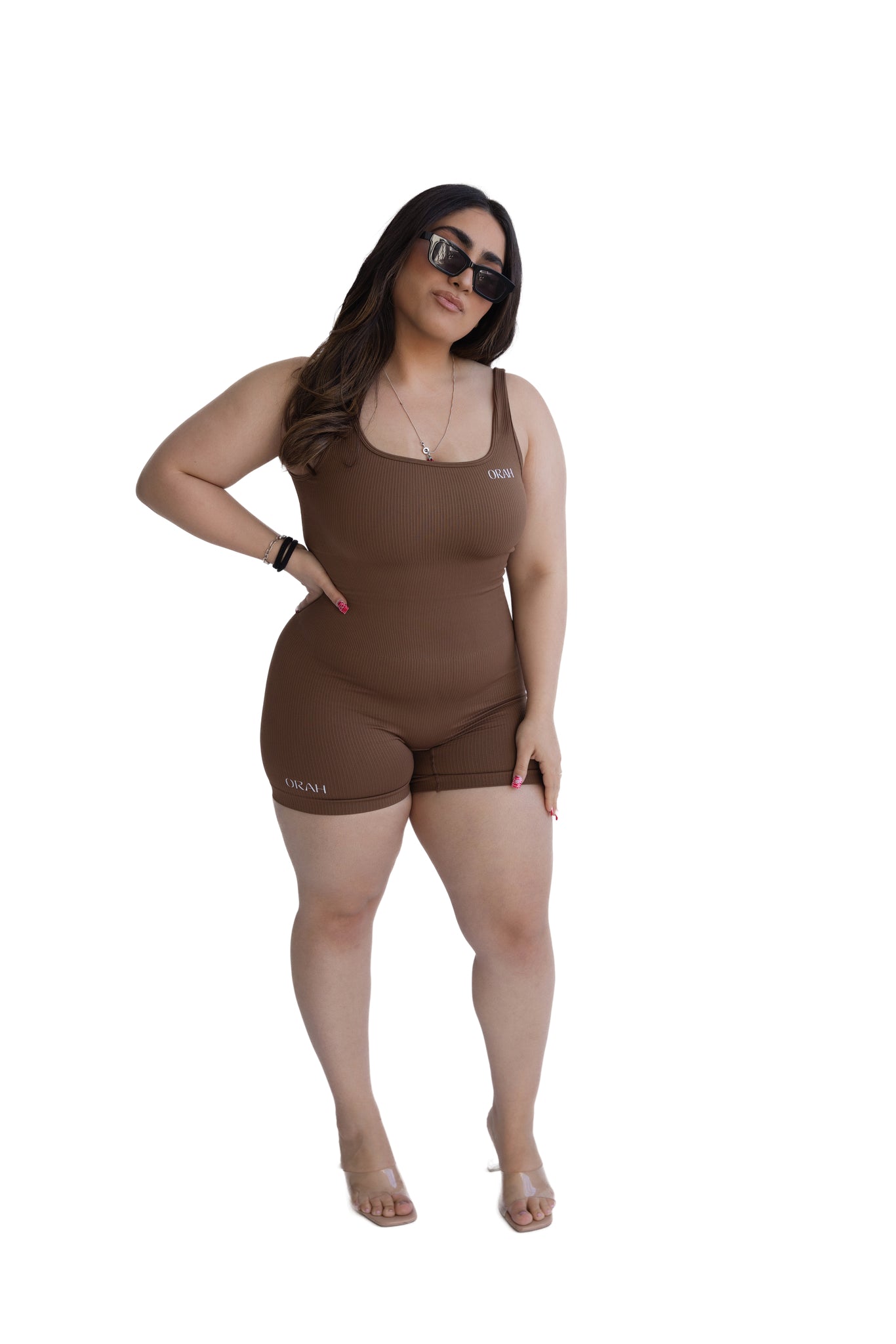 Mocha Angel Romper