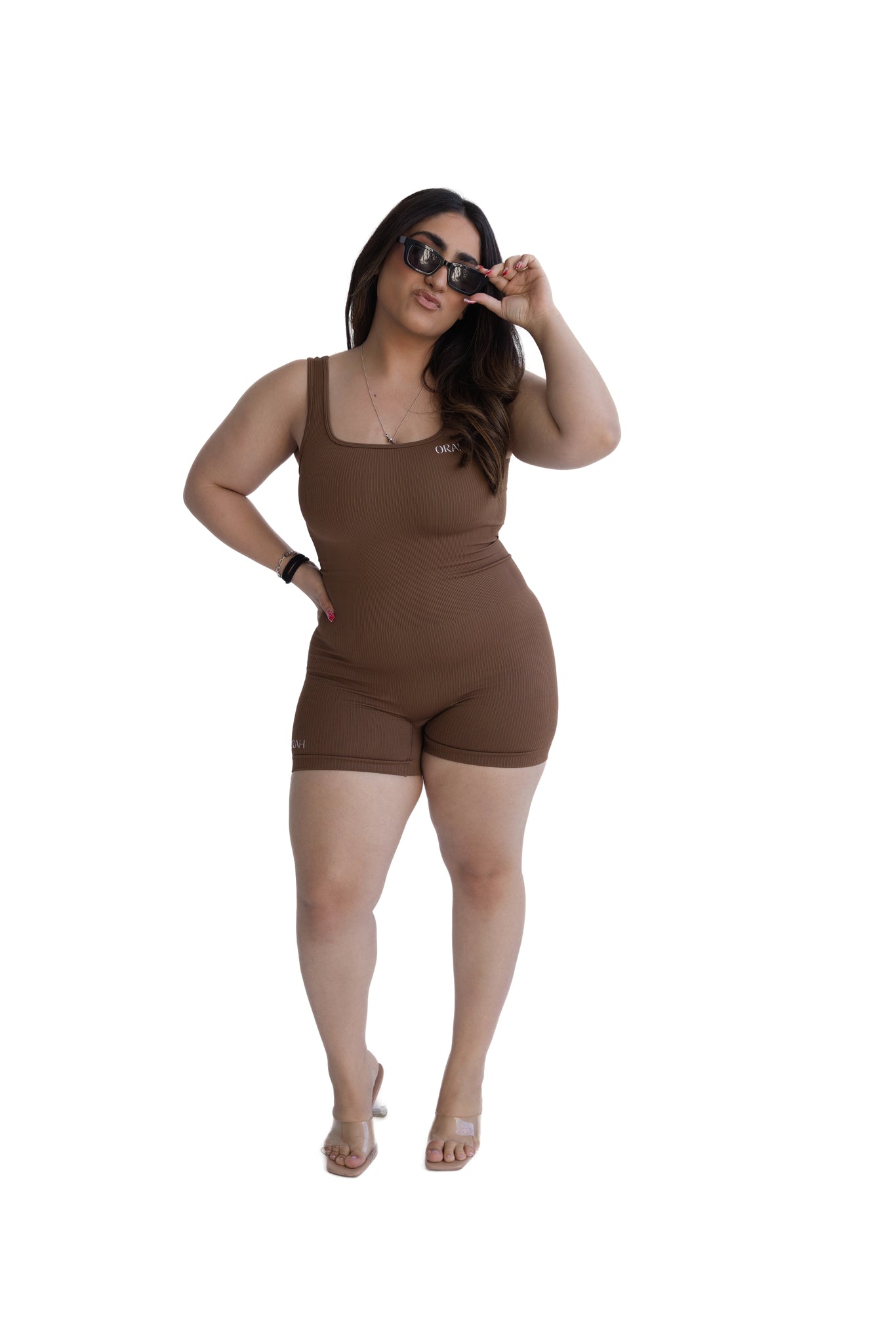 Mocha Angel Romper