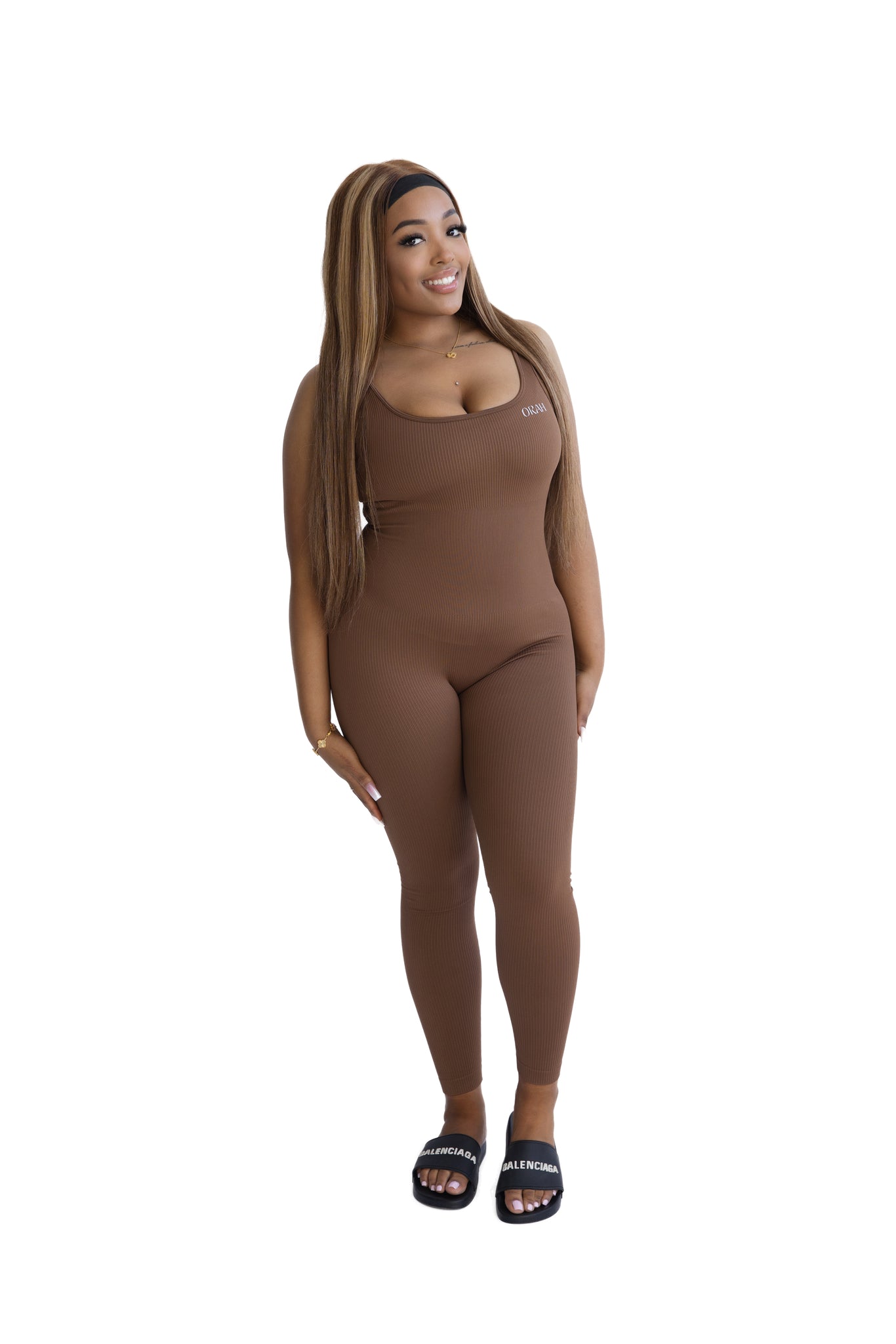 Mocha Angel Jumpsuit